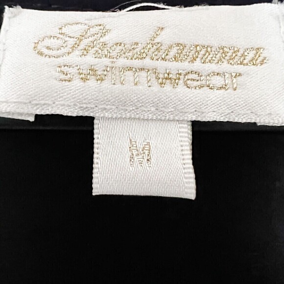 Shoshanna Swimwear Cover Up Dress Sz. Medium Black White - Picture 5 of 6